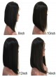 Lace front wig pre plucked hair line baby hair natural color  bleached knots 100% human hair 8A + quality bob straight